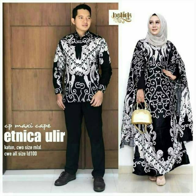 Baju Batik Couple Gamis Dewasa Model Modis Anak Muda Maxi Crep Shopee Indonesia