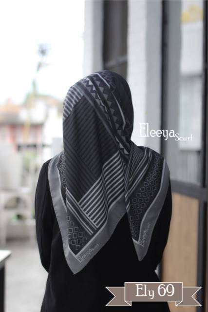 HIJAB SEGIEMPAT MOTIF PRINTING II Eleeya Scarf ELY 69