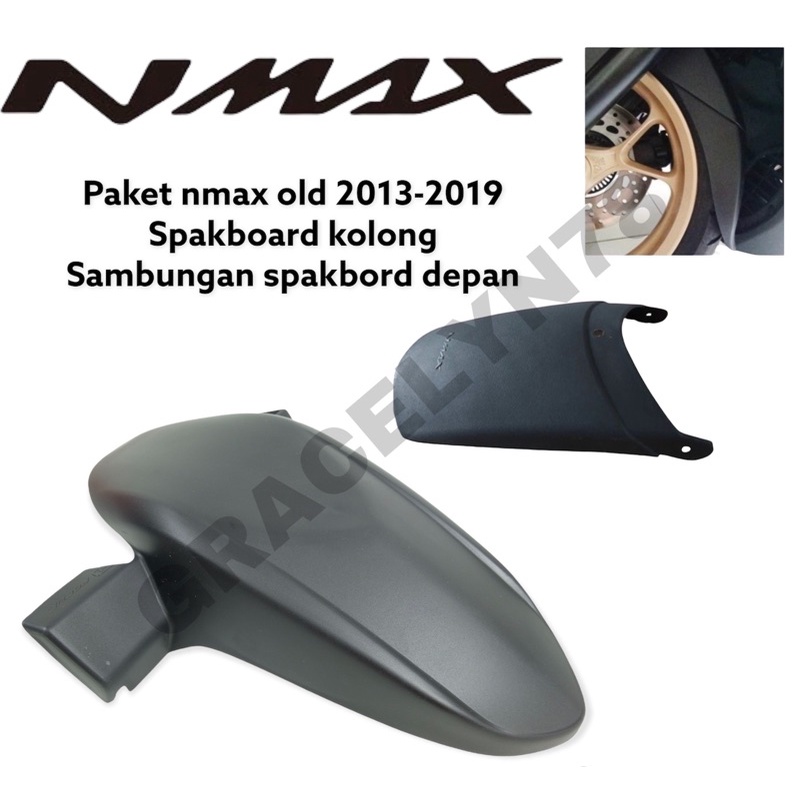 PAKET SPAKBOR SPAKBOARD KOLONG NMAX OLD SAMBUNGAN SPAKBOR SPAKBOARD DEPAN NMAX OLD HARGA PAKET