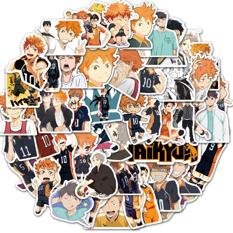 HY001 – Sticker / Stiker / Stationay /Alat Tulis Anime Manga Cosplay Jepang Haikyu