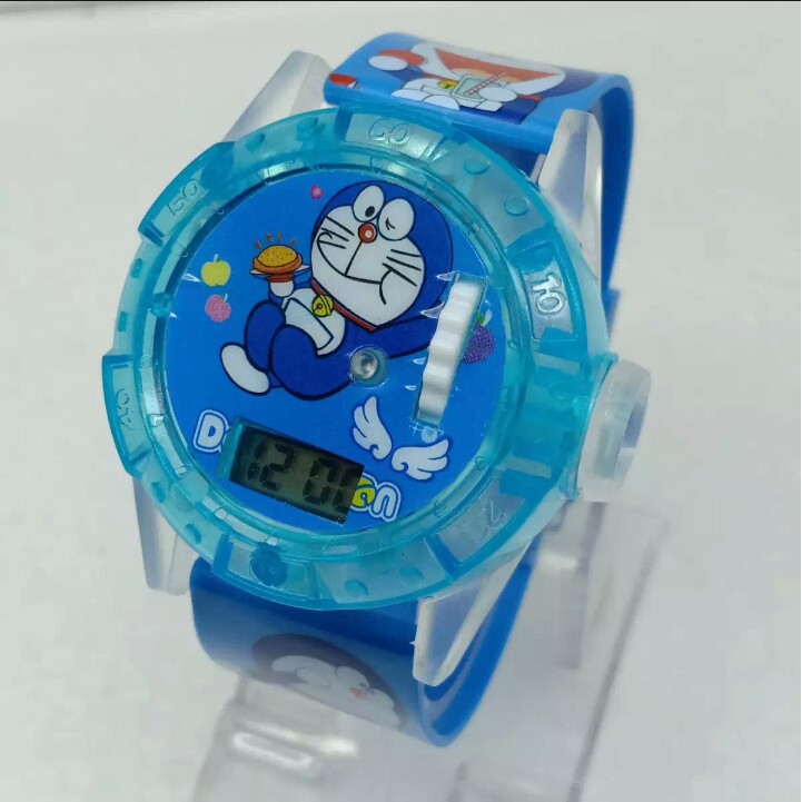 Jam Anak Jam Tangan Anak Doraemon Jam Lampu Dan Musik Trendy