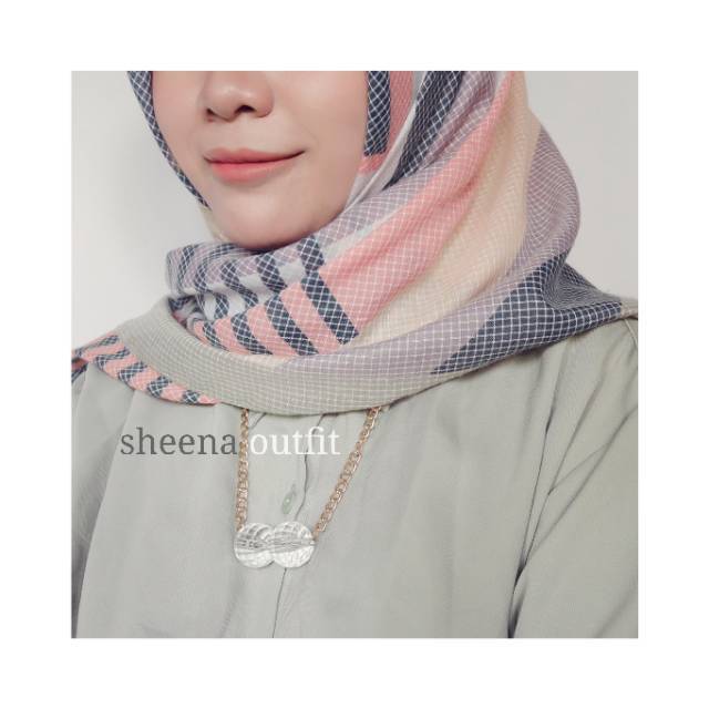 Premium necklace aksesoris kalung hijab Fashion mutiara simple