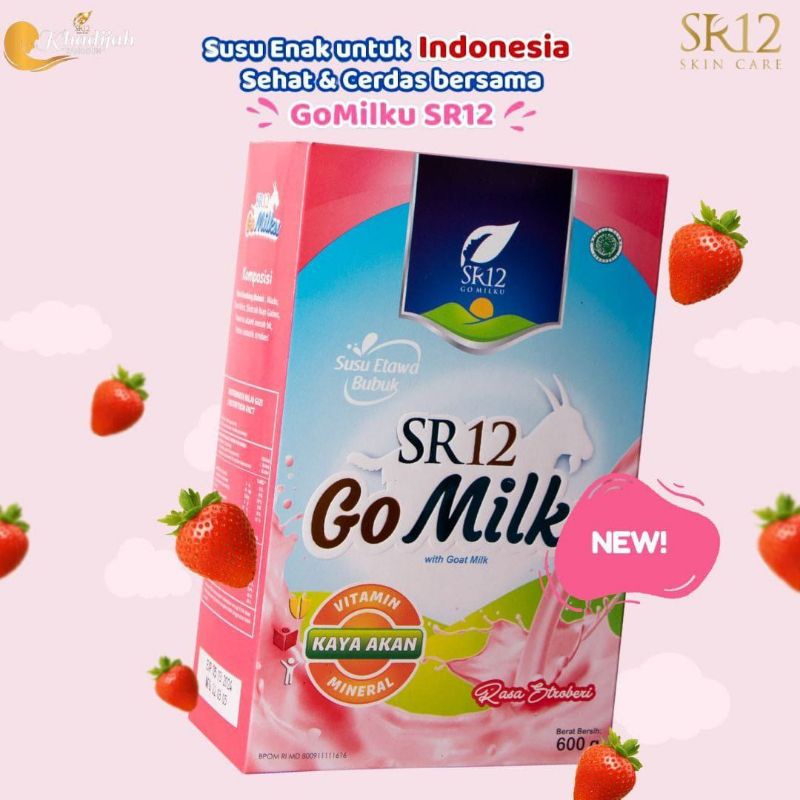 

SR12 Go Milku 600g Susu Kambing Etawa Bubuk Murni Tanpa Gula Gomilku Original Cokelat Bpom Halal