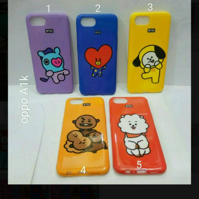 Silicone case korean BTS oppo A1K