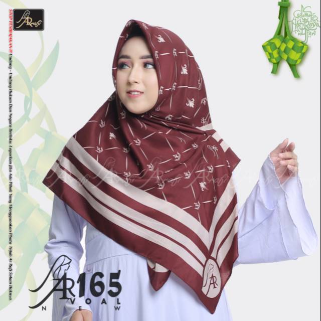 Hijab segi empat /hijab arrafi/ hijab artis