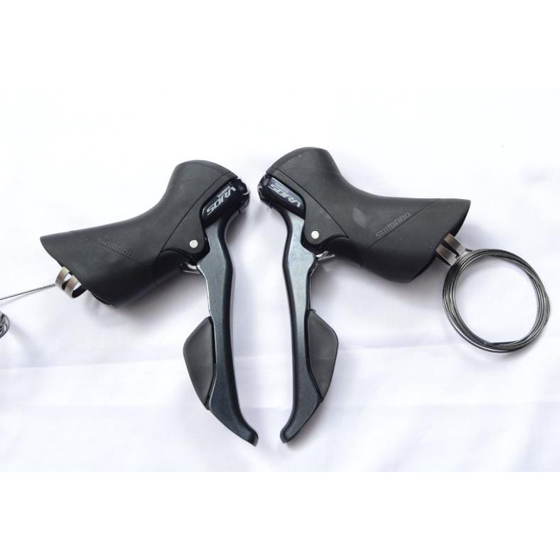 Shifter Brifter SORA R-3000 2x9speed shimano Sora, RB, Road bike, balap
