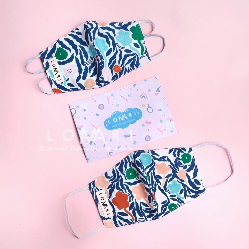 POPPY SERIES (Masker Kain Exclusive by Lomari)