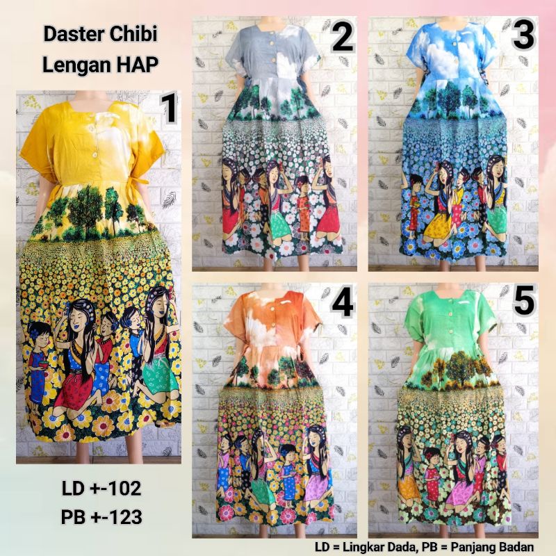 DASTER CHIBI LENGAN HAP BUSUI FRIENDLY BDG + BU TEJO TAMBU