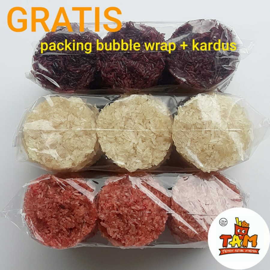 

Rengginang (isi 30 pcs) Terasi, Bawang, Ketan Item - Tam Snack