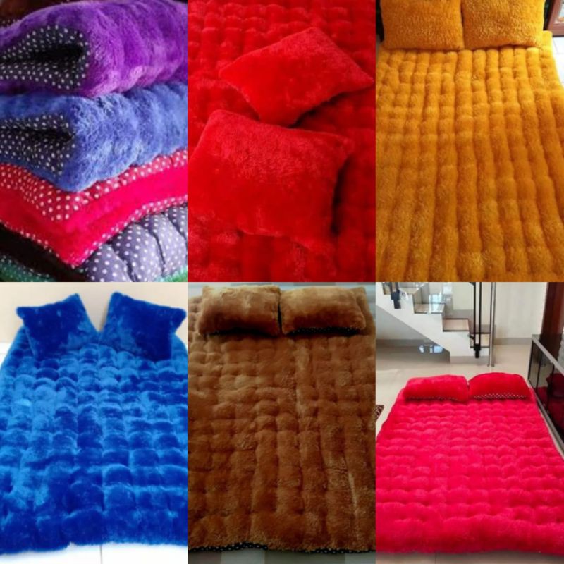 Kasur rafsur bulu gelombang / kasur lembut dan halus