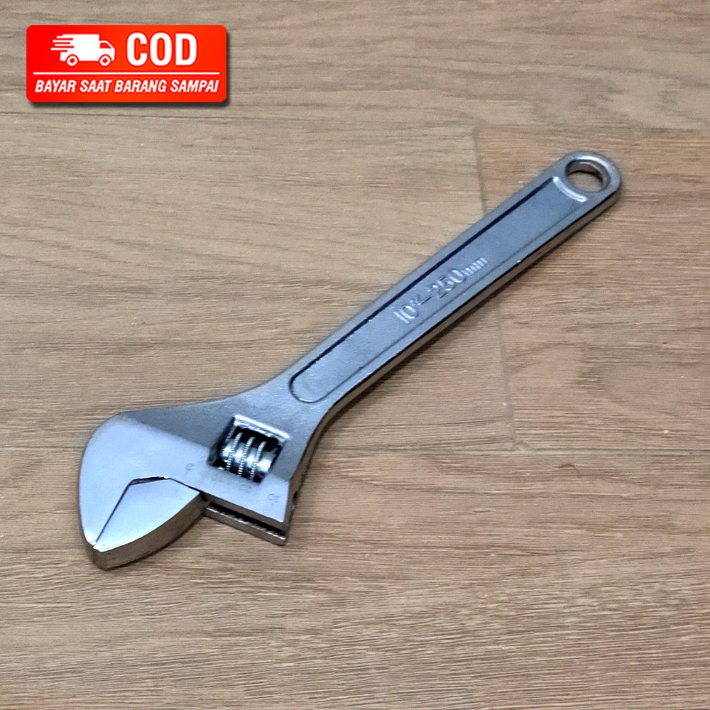 KUNCI INGGRIS ADJUSTABLE WRENCH UKURAN 10 INCH FUKUNG