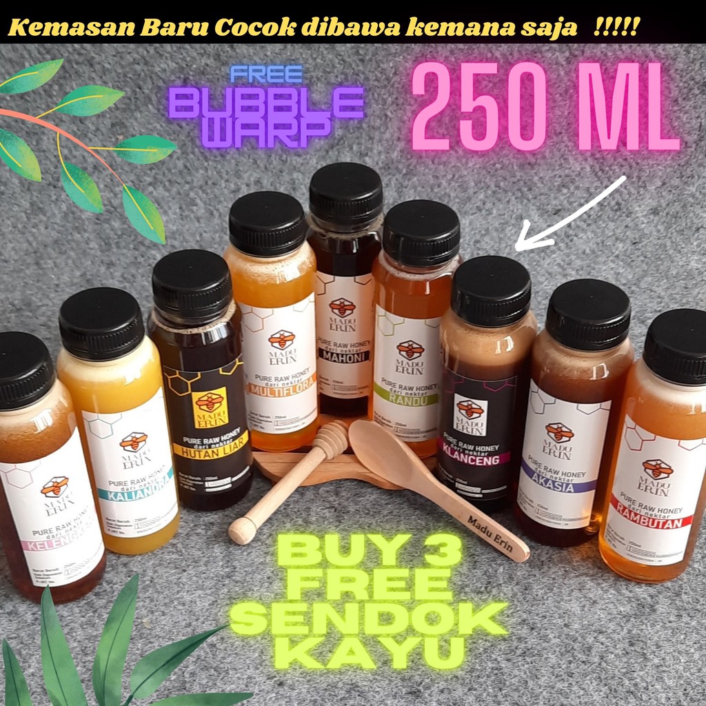 

Madu Murni Asli 250ml Nektar Bunga