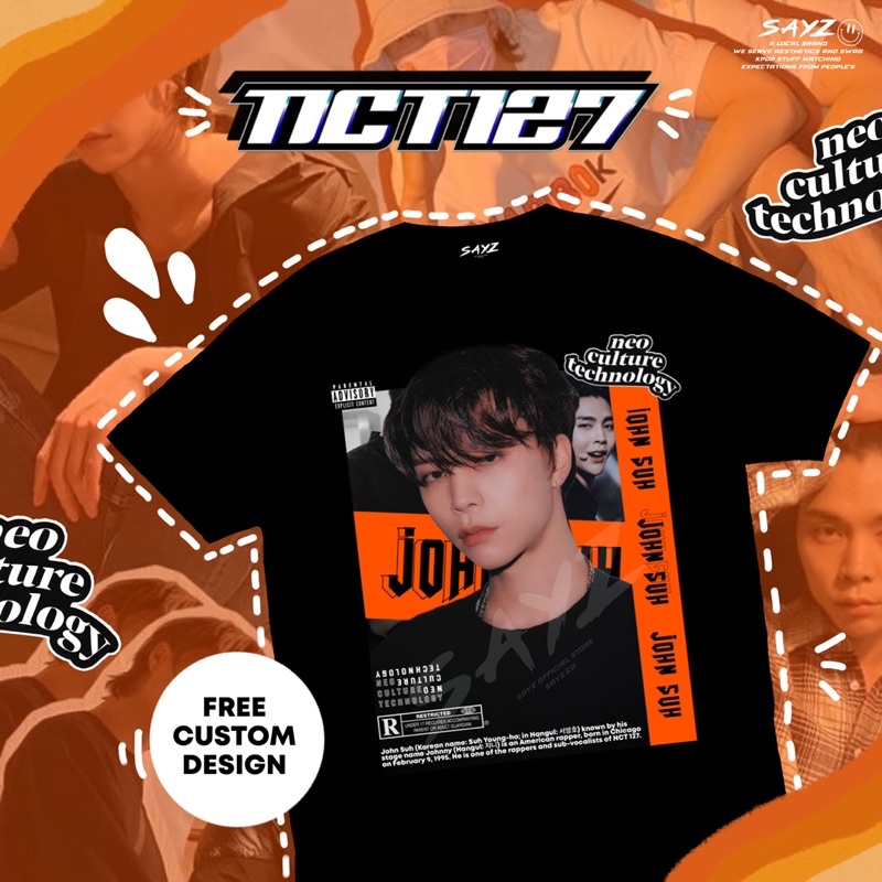 Jual Freebies Kaos Johnny Series Nct Misfit Ver Nct Nct