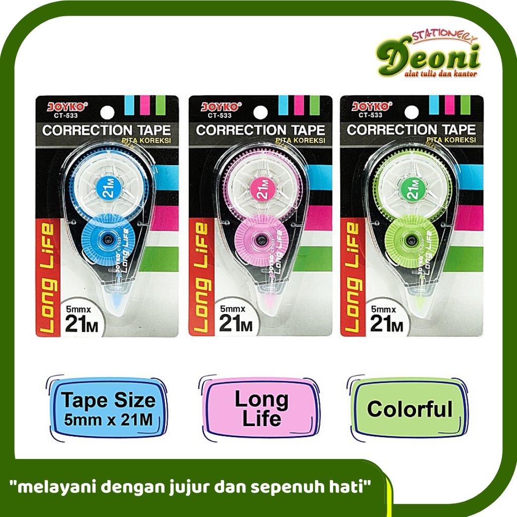 

JOYKO CT-533 Correction Tape Pita Koreksi