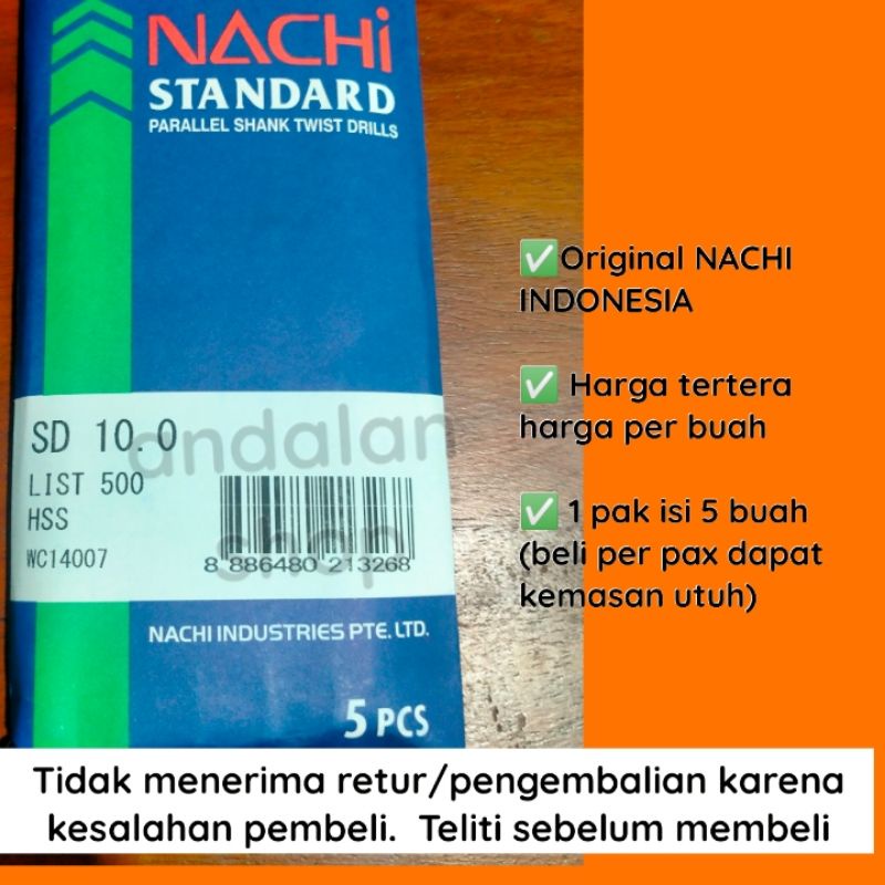 Matabor Besi Nachi 10mm per buah