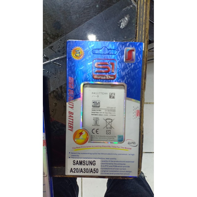 Battery Batre Baterai Superone S1 Samsung A50 A505 A30 A305 A20 A205 EB-BA505ABN