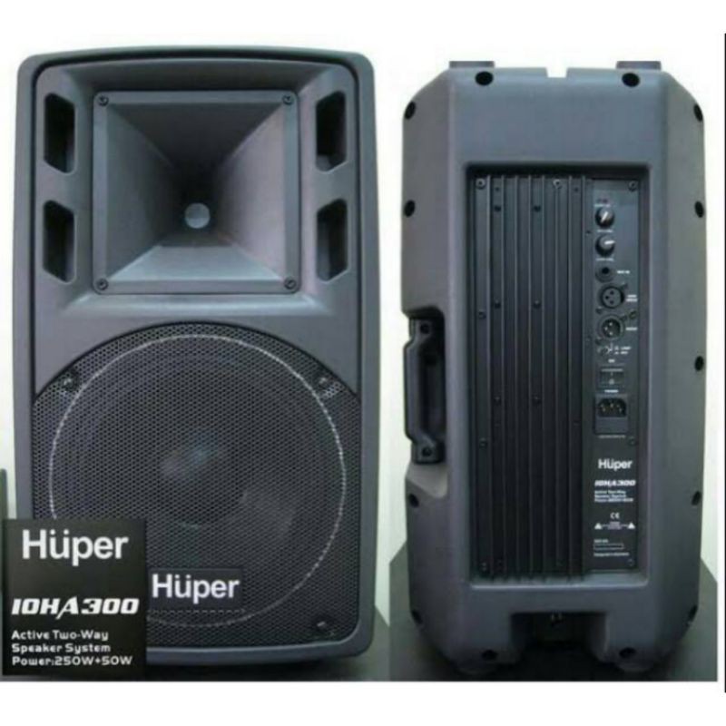 SPEAKER AKTIF HUPER 10 HA300 10 INCH AKTIF-ACTIVE  ORIGINAL GARANSI RESMI