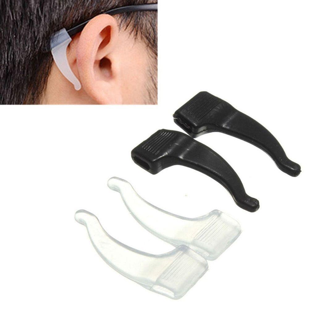 QUINTON Strap Stan Eyeglass Ear Hook To Prevent Falling Anti-slip Ear Hook Silicone Glasses Ear Hook Glasses Lock Grip Holders 4 Pairs 8 Pcs Outdoor Sport Anti - Slip Glasses Sets Glasses Accessories Fixed Glasses Sports Eyewear Earhook/Multicolor