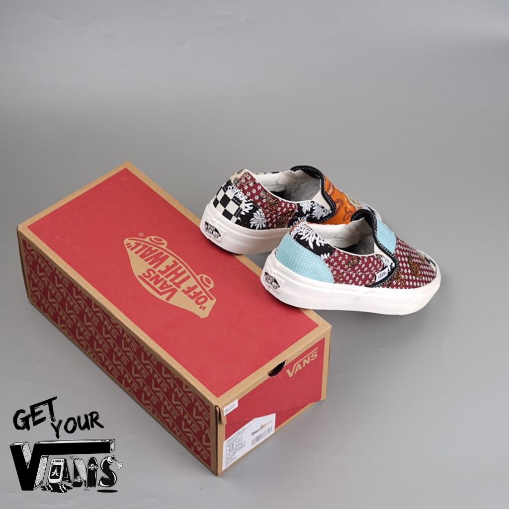 Vans Slip On Tiger Patchwork Original 100% Bnib