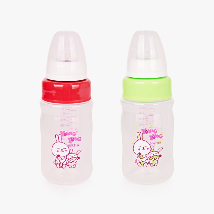 

Premium Botol Susu Bayi 250 ml BPA FREE / Baby Feeding Bottle 7 Bulan BPA Free