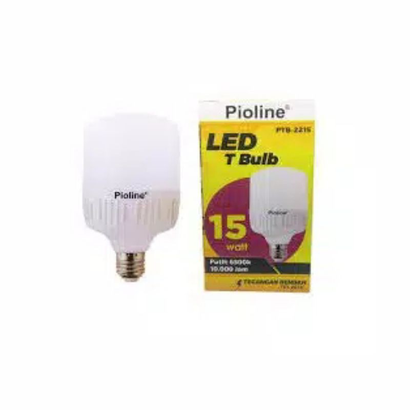 pioline 15 Watt lampu bohlam LED biasa cahaya putih