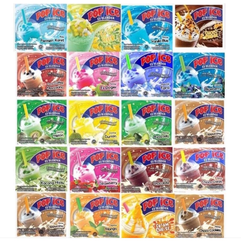 

pop ice sachet all varian rasa