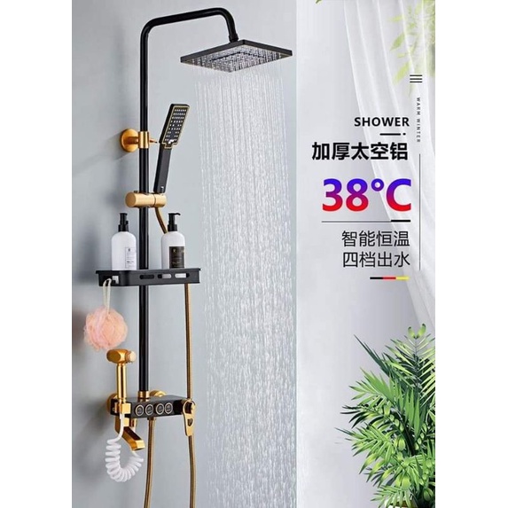 Shower black gold terbaru shower kamar mandi