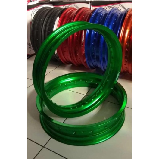 Velg tapak lebar supermoto 17 3.00 3.50 hijau