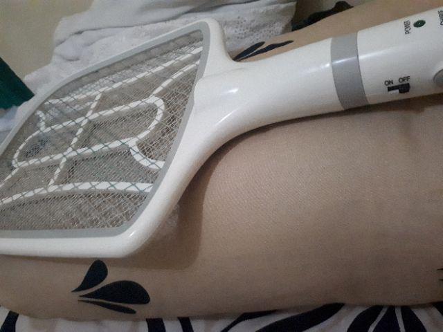 Original Raket Nyamuk Krisbow + Senter Charging Tanpa Kabel