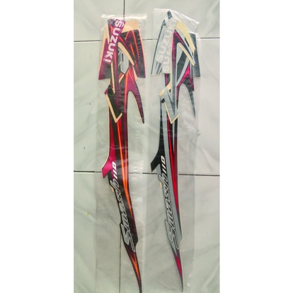 stiker striping motor suzuki smash 110 R tahun 2008