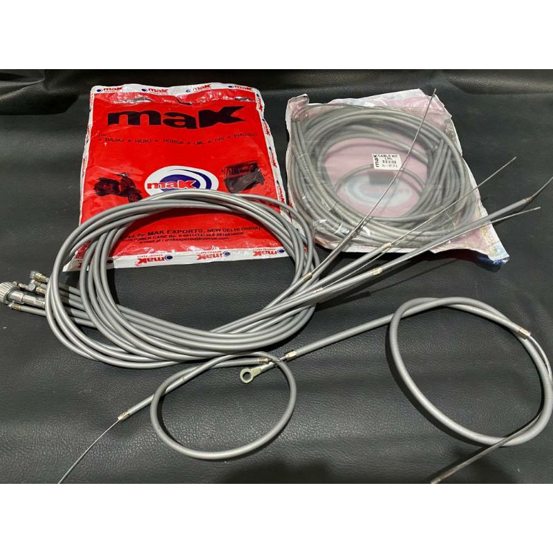 Jual Cable set kabel seling luar dalam komplit Abu abu bagus max lml px