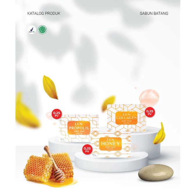 SABUN PEMUTIH DAN ANTISEPTIK LVN FACE & BODY SOAP SABUN COLLAGEN, SABUN MUKA, SABUN BADAN
