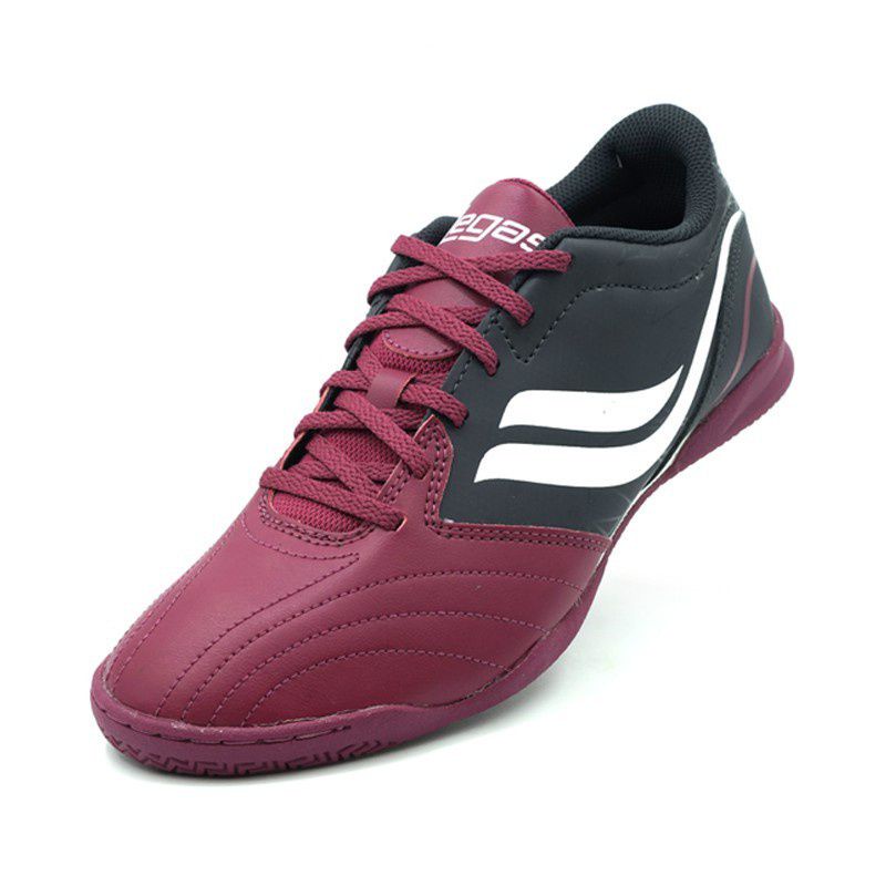 Sepatu League Legas Maroon Futsal Pria Encanto La Original