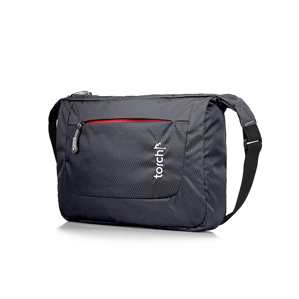 TORCH SANMU MESSENGER BAG NINE IRON GREY Shopee Indonesia