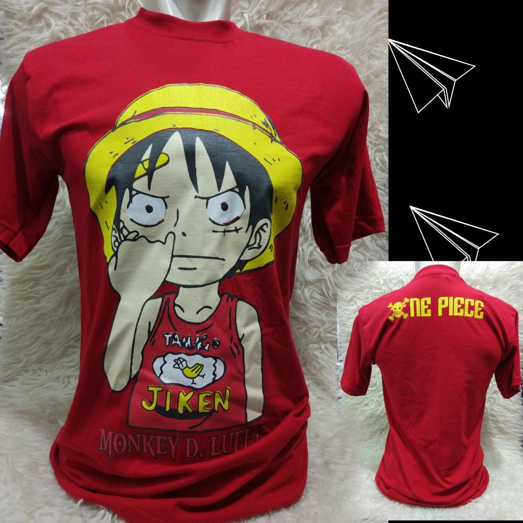 Baju anime - Kaos Anime One Piece Lengan pendek 04