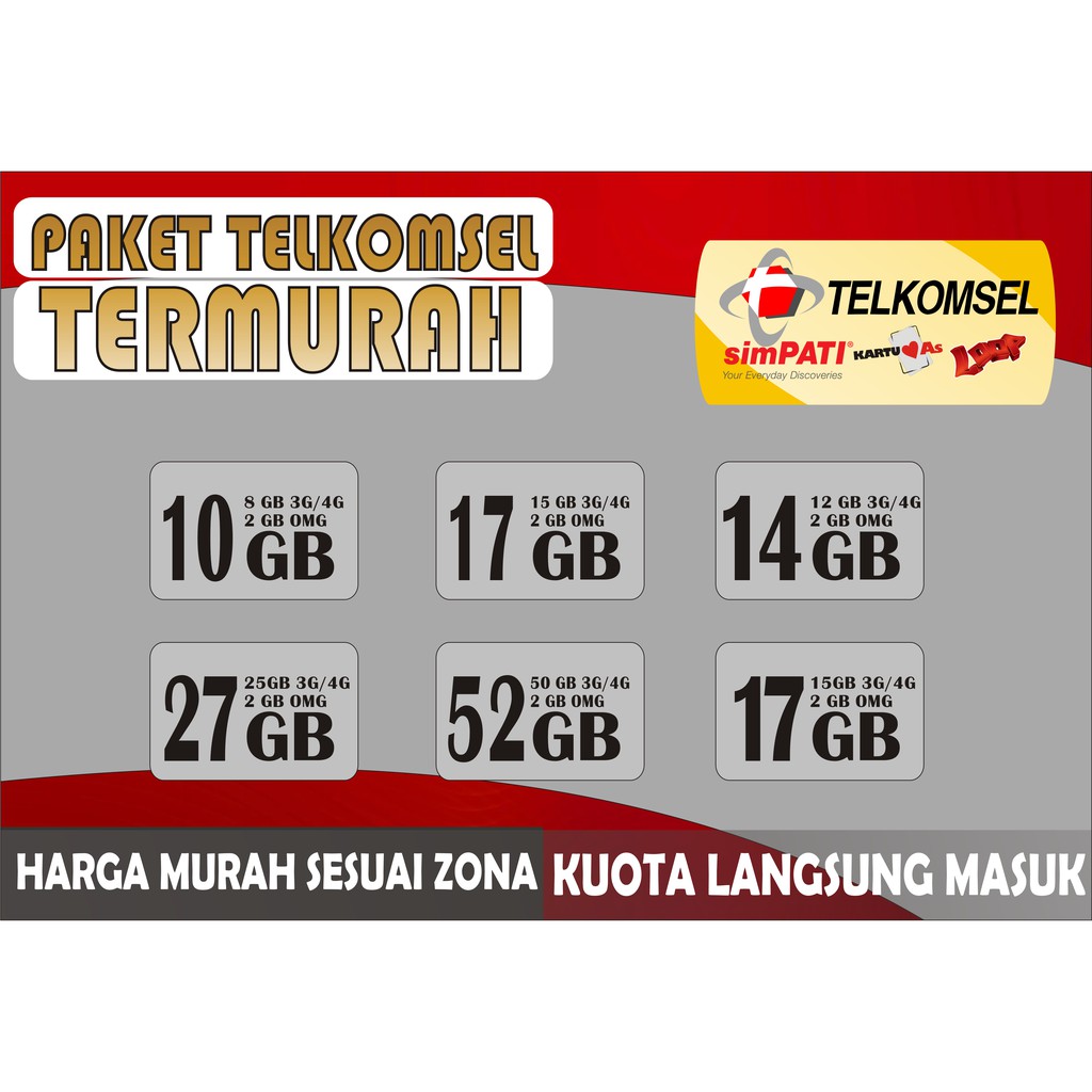 [PROMO] PAKET DATA TELKOMSEL 24 JAM SIMPATI/AS/LOOP
