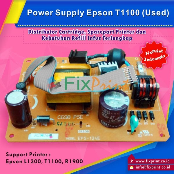Power Supply Printer Epson T1100- Adaptor Epson T1100 B1100 Cabutan FPTS3206