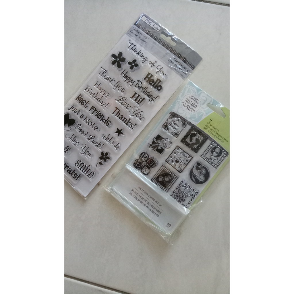 

Letter Silicone Clear Seal Stamp DIY Scrapbooking Embossing