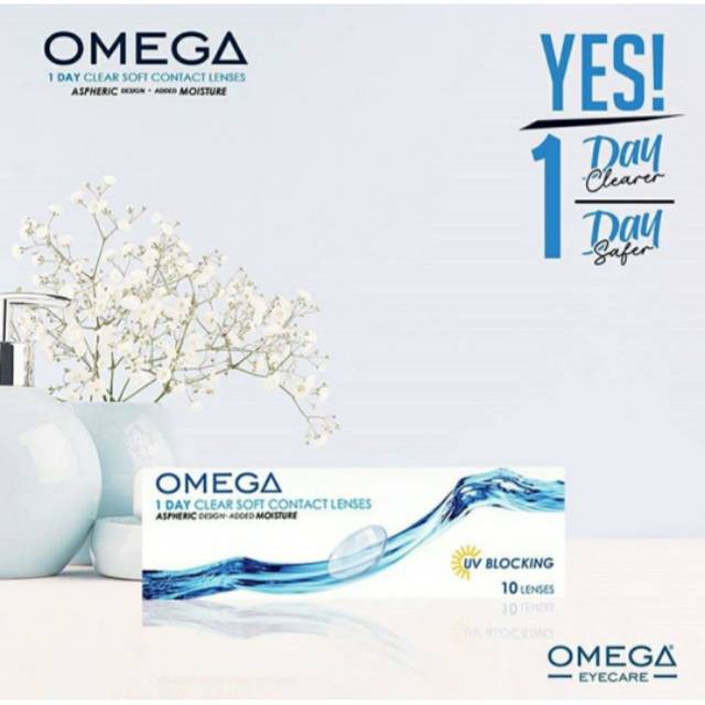 Softlens Omega 1 Day Clear Bening Harian