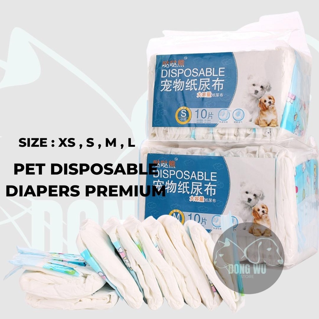 DONGWU DIAPER POPOK HEWAN PELIHARAAN  ANJING KUCING