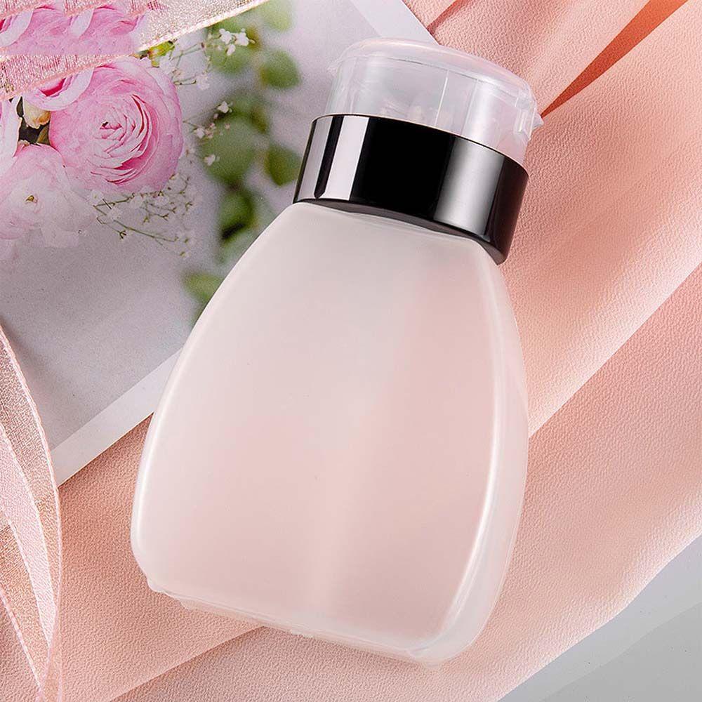 [Elegan] Botol Press Emulsi Pembersih Portable Untuk Nail Art UV Gel Plastic Press Pumping Membuka Tekanan Botol