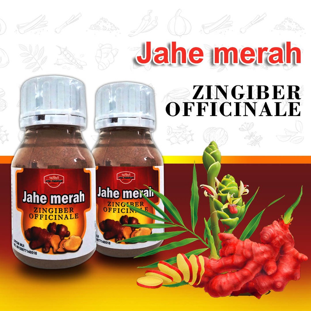 

Bubuk Jamu Alami/ Serbuk Herbal Jahe Merah ASLI 125gr