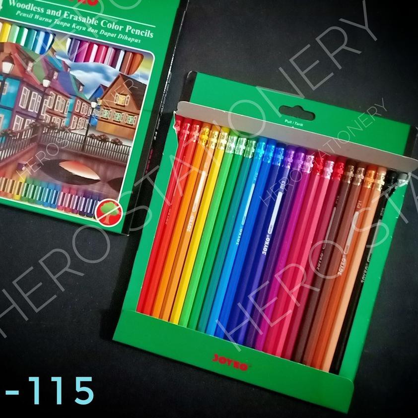 

PROMO BESAR KODE-655 Pensil warna bisa dihapus erasable dengan penghapus joyko 24 warna CP-115