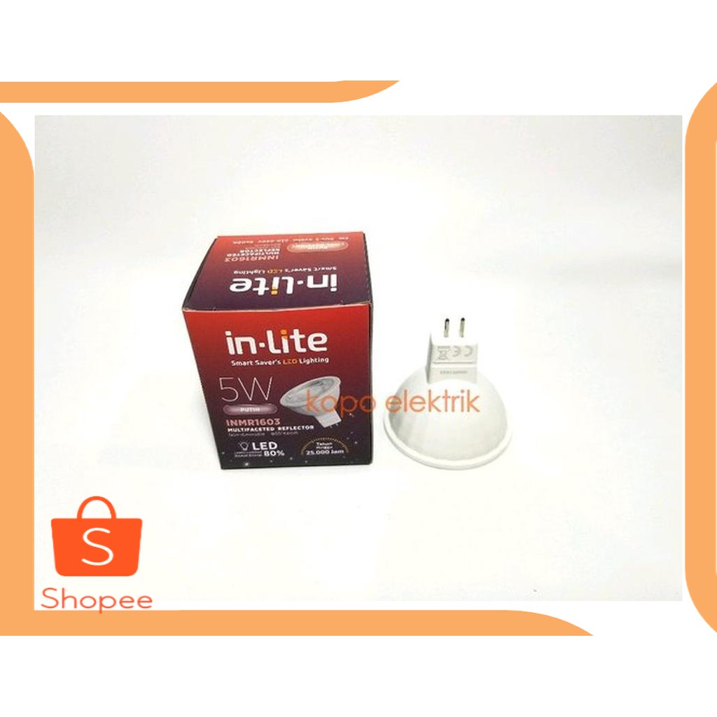 Dijual perkakas Lampu Led Inlite Sorot 5w Kuning Warm White Mangkok COB Kak Limited