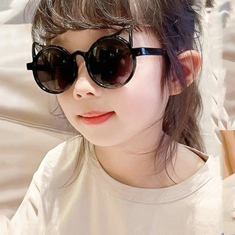 ( GS ) KACAMATA ANAK / KACAMATA ANAK LUCU  BENTUK TELINGA KUCING B/ KID SUNGLASSES