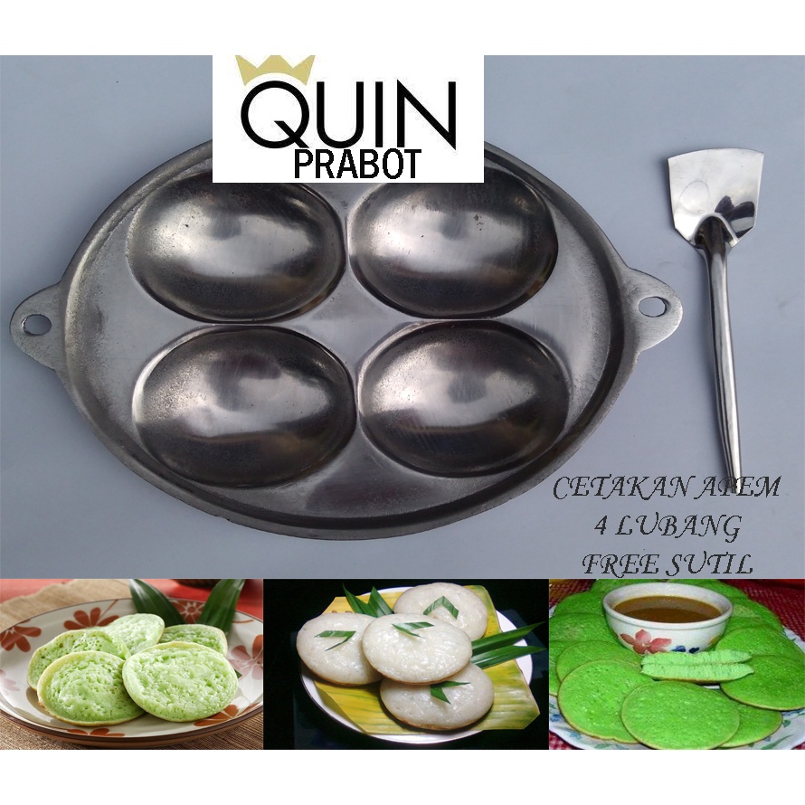CETAKAN KUE APEM PANGGANG SELONG / KUE CARABIKANG / MARTABAK MINI / KUE LUMPUR / KUE SERABI / KUE RA