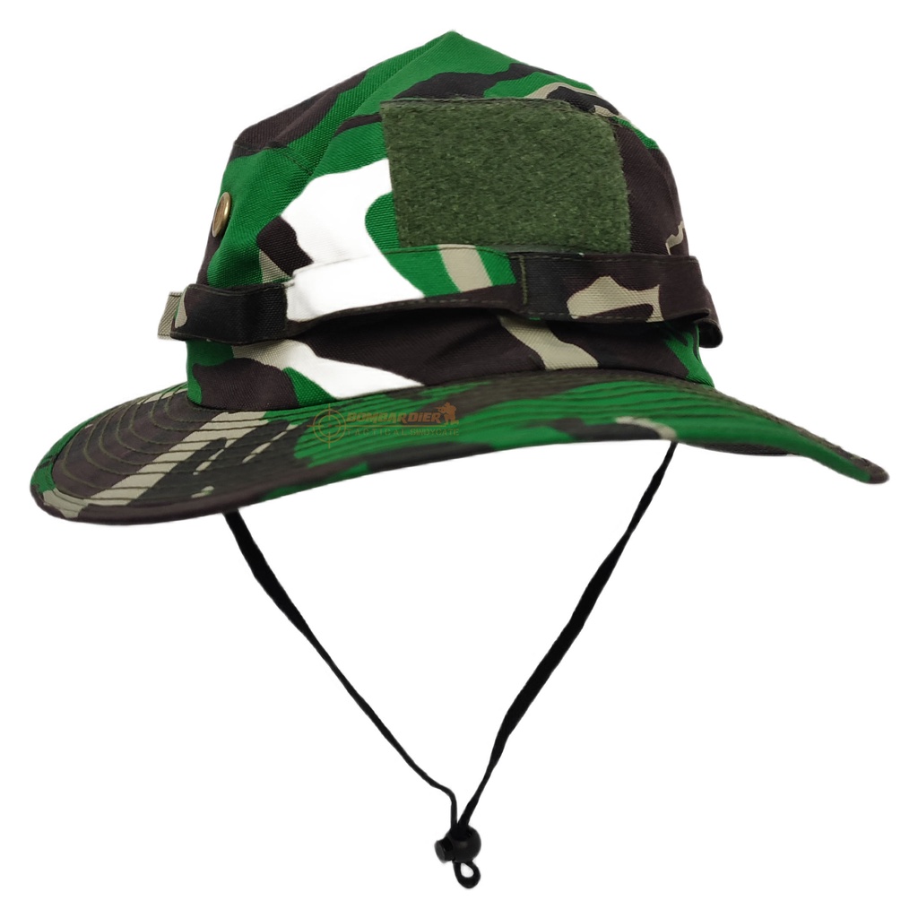 Topi Rimba Army | Topi Jungle Hat Tactical | Topi Gunung Outdoor | Topi Bucket | Topi Adventure Loreng Malvinas