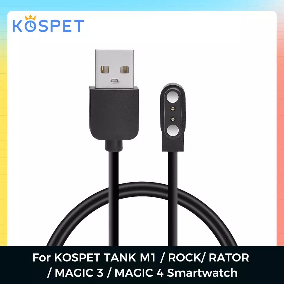 Charger Untuk Smarwatch KOSPET Tank/Raptor/Rock/Magic