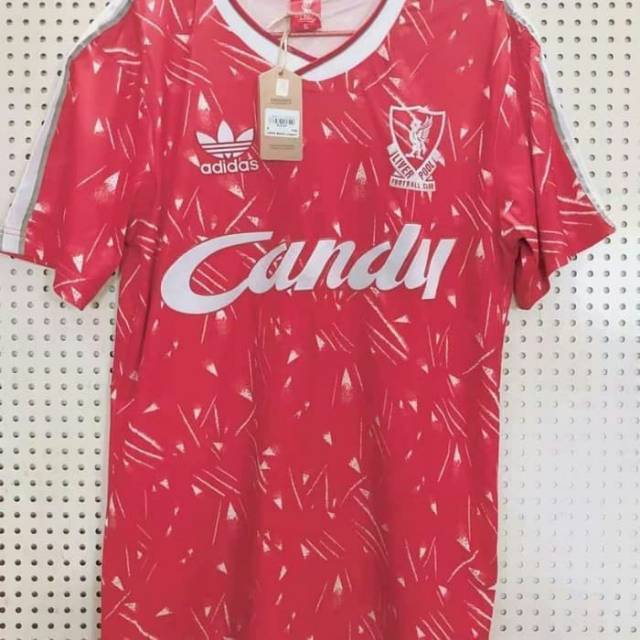 Jersey Bola Liverpool Home Candy Retro 1989 HQ go