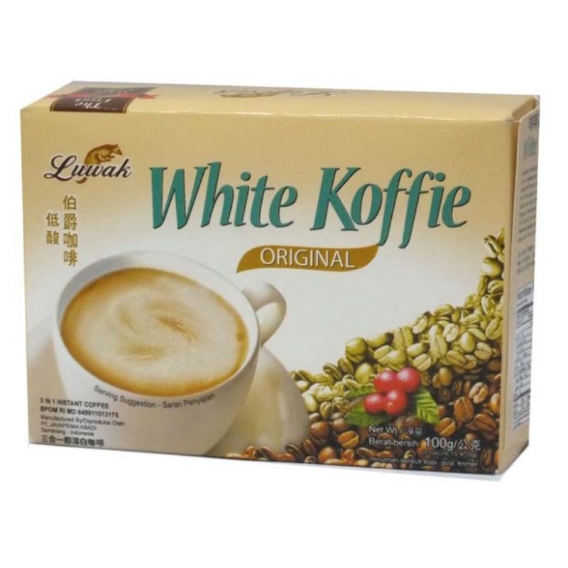 

white kopi luwak 100gr per kotak